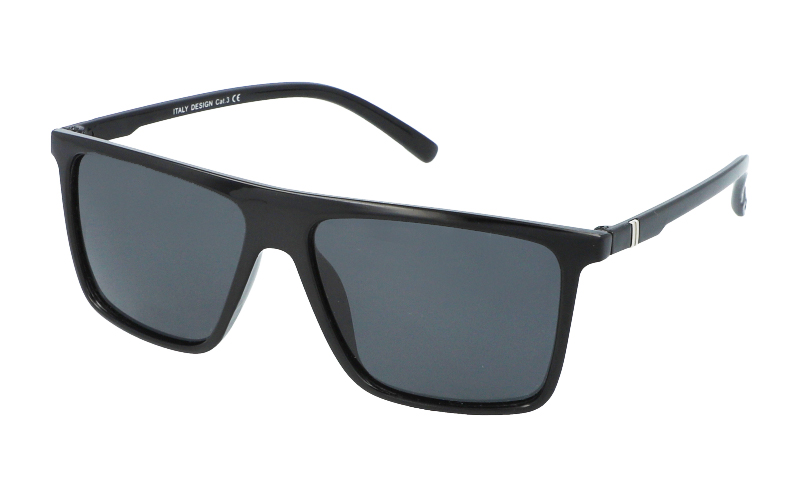 E-shop Polarizačné okuliare Wayfarer Cool Thin - black