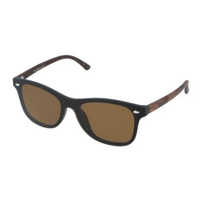 Polarizačné slnečné okuliare Wayfarer Modern Wood Brown
