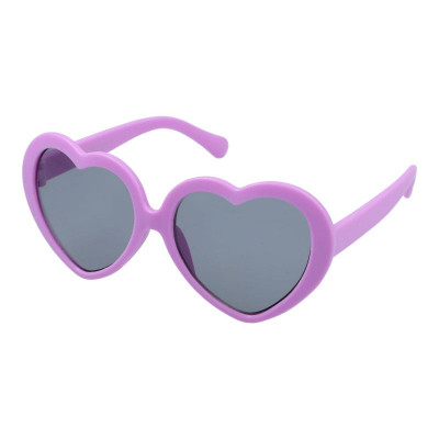Detské polarizačné okuliare Hearts - violet