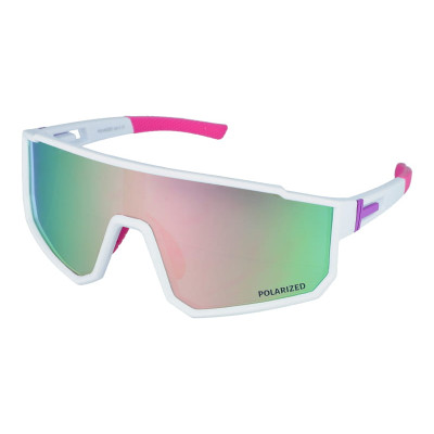 Športové polarizačné okuliare Active life - White/Pink